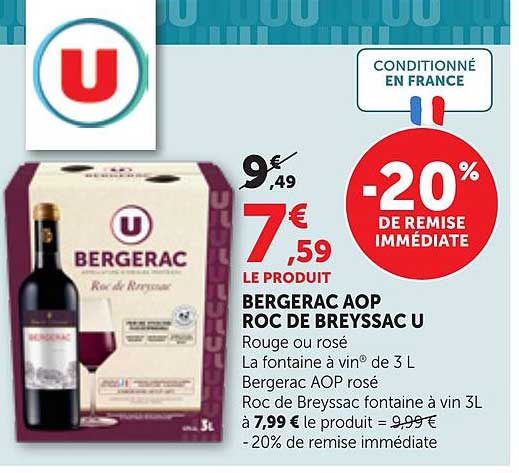 BERGERAC AOP ROC DE BREYSSAC U