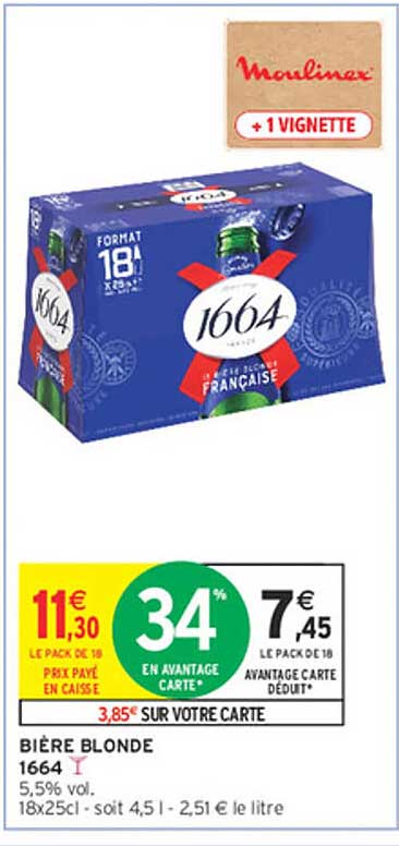 BIÈRE BLONDE 1664