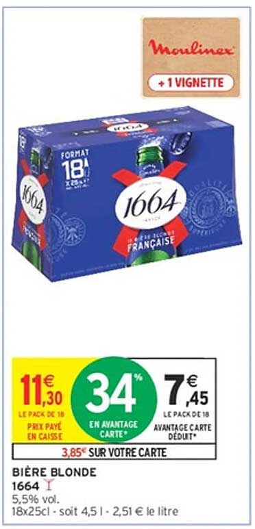 BIÈRE BLONDE 1664