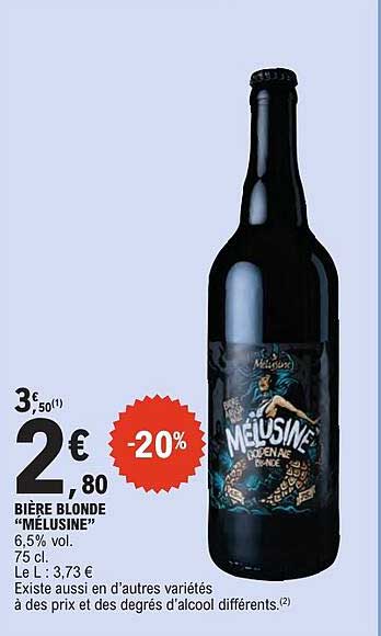 BIÈRE BLONDE “MELUSINE”
