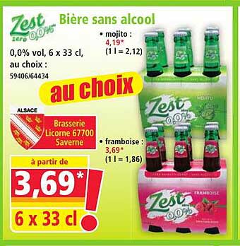 Bière sans alcool