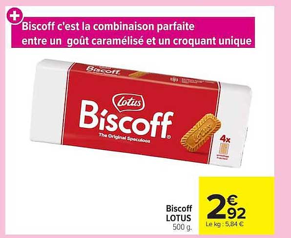 Biscoff c'est la combinaison parfaite entre un goût caramélisé et un croquant unique
