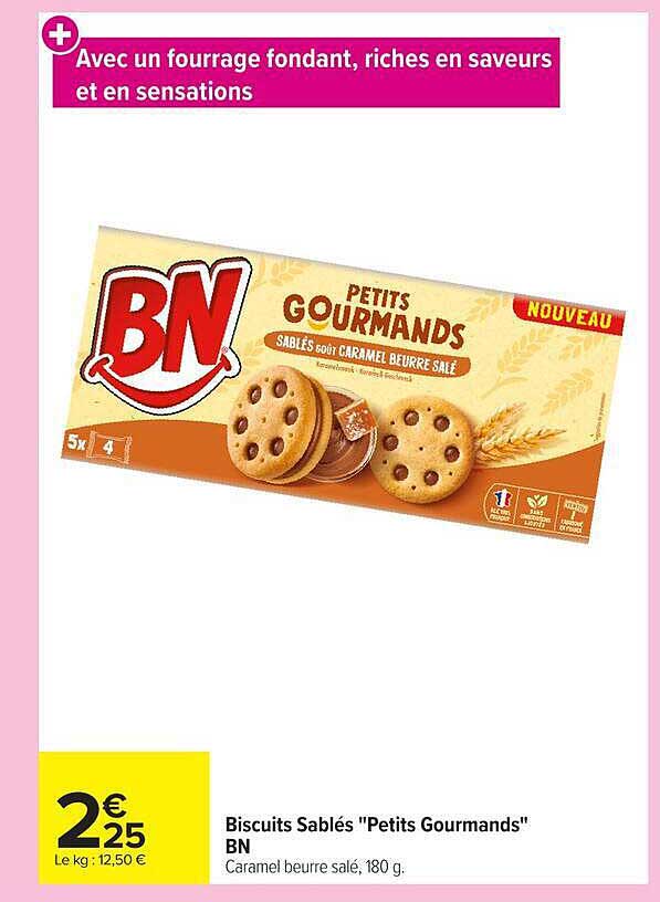 Biscuits Sablés "Petits Gourmands" BN