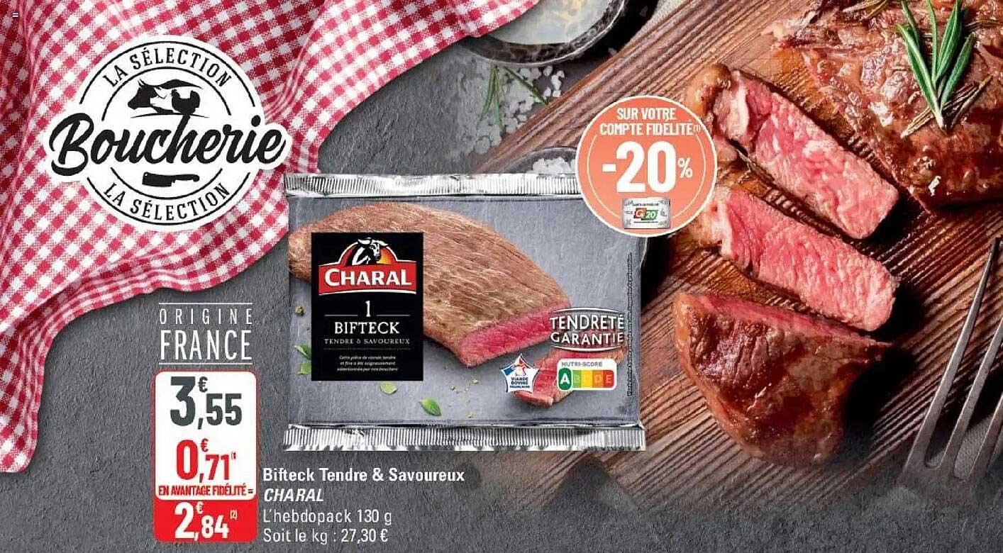 Biteck Tendre & Savoureux CHARAL