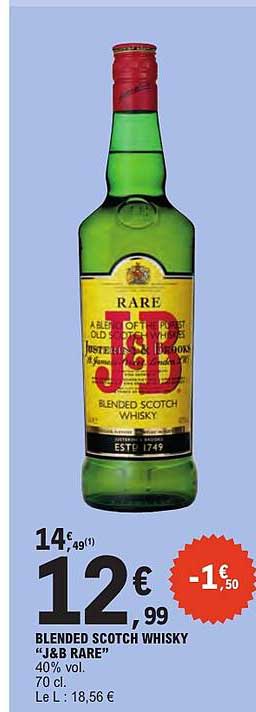 BLENDED SCOTCH WHISKY "J&B RARE"