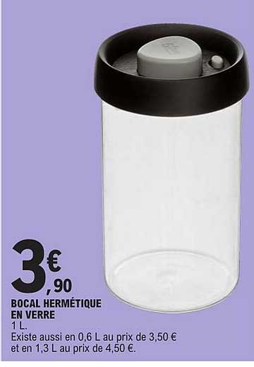 BOCAL HERMÉTIQUE EN VERRE