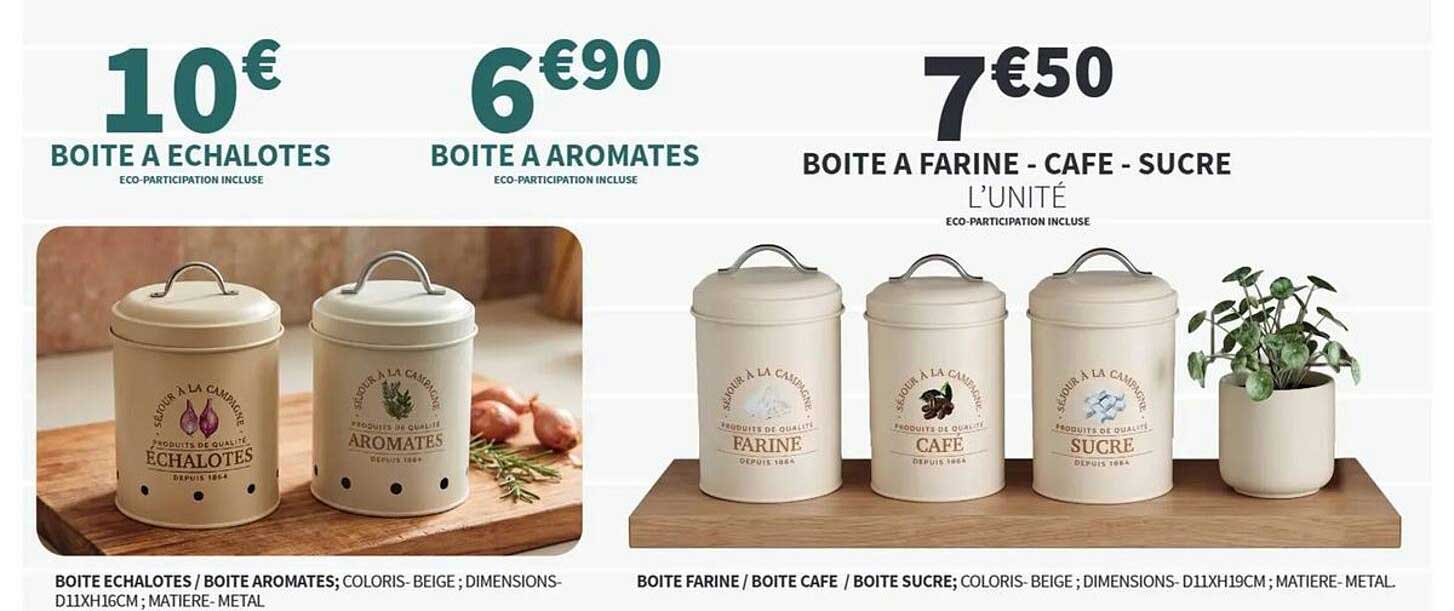 BOITE A ECHALOTES