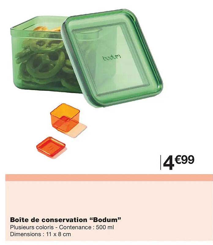 Boîte de conservation “Bodum”