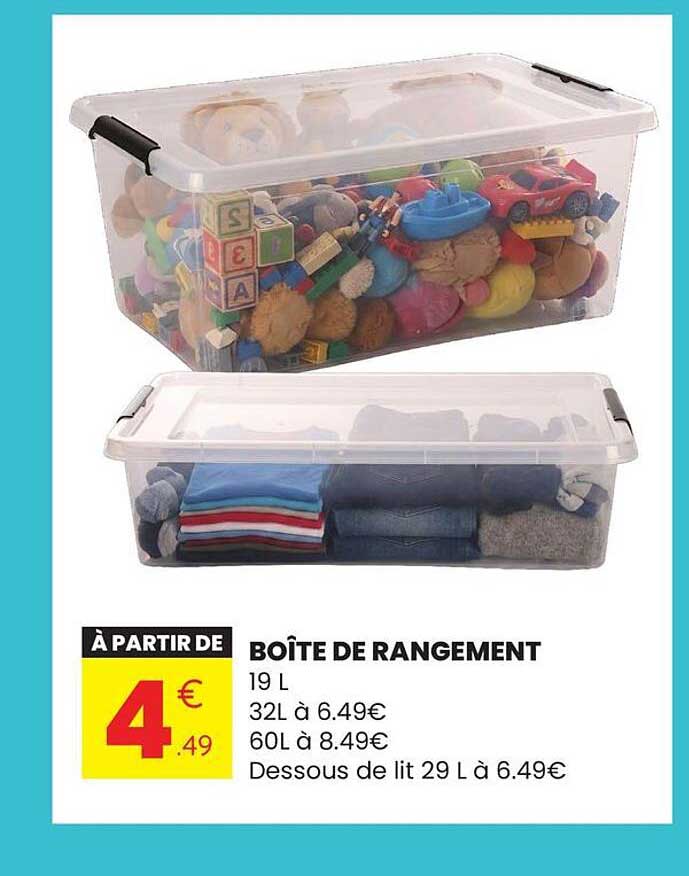 BOÎTE DE RANGEMENT
