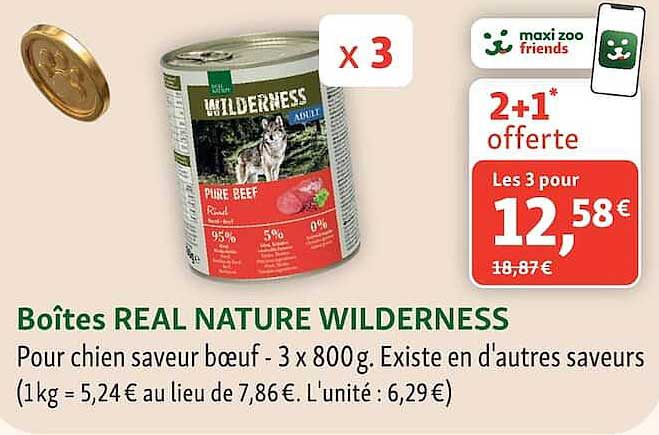 Boîtes REAL NATURE WILDERNESS