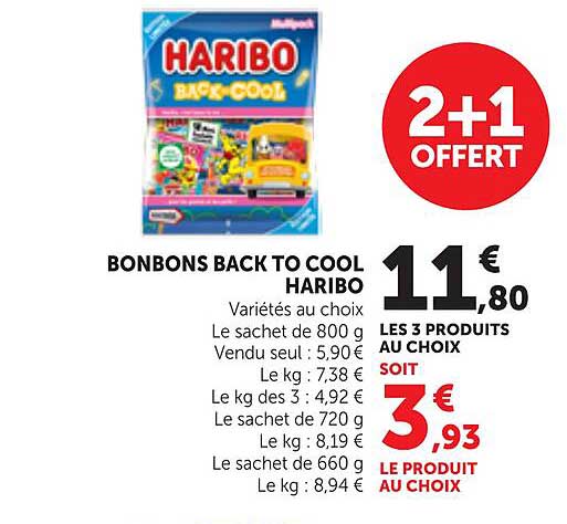 BONBONS BACK TO COOL HARIBO