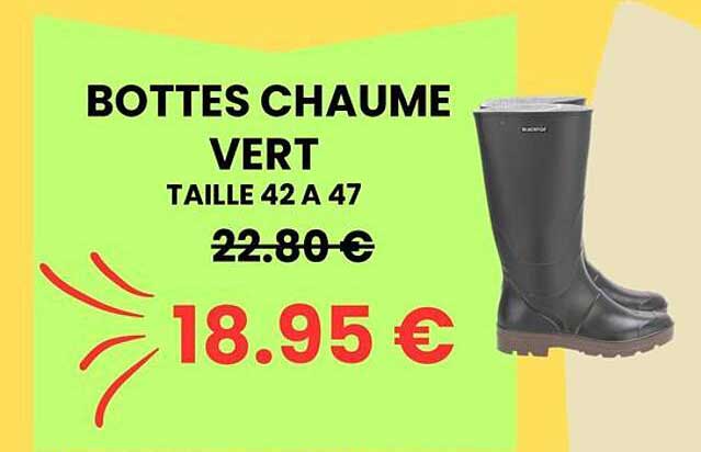 BOTTES CHAUME VERT
