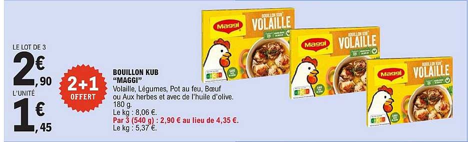 BOUILLON KUB “MAGGI”