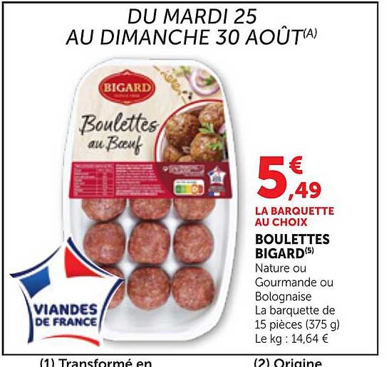 Boulettes Bigard