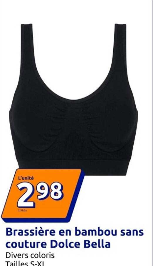 Brassière en bambou sans couture Dolce Bella