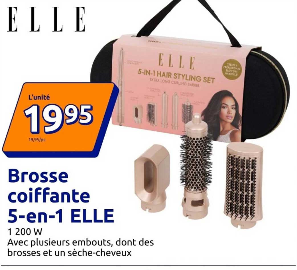 Brosse coiffante 5-en-1 ELLE