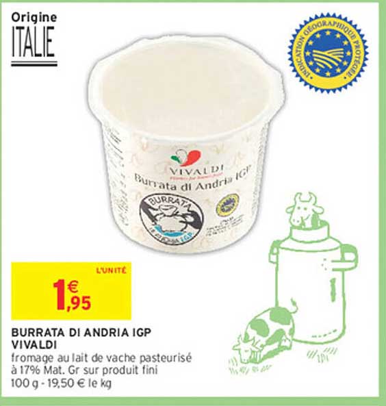 BURRATA DI ANDRIA IGP VIVALDI