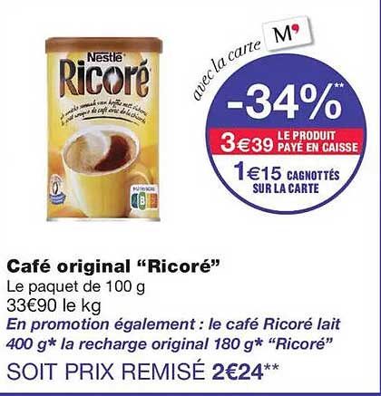 Café original “Ricoré”