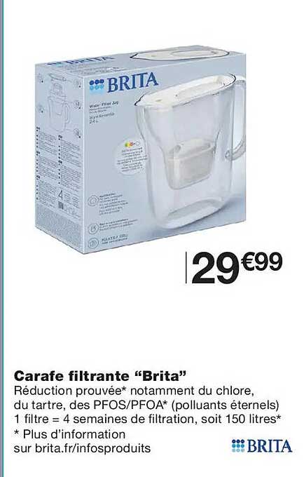 Carafe filtrante “Brita”