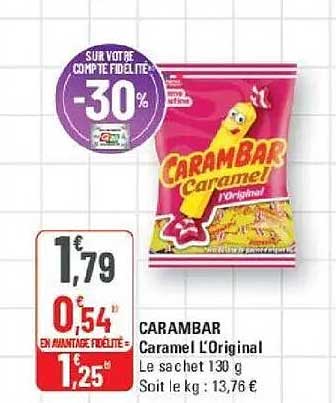 CARAMBAR Caramel L'Original