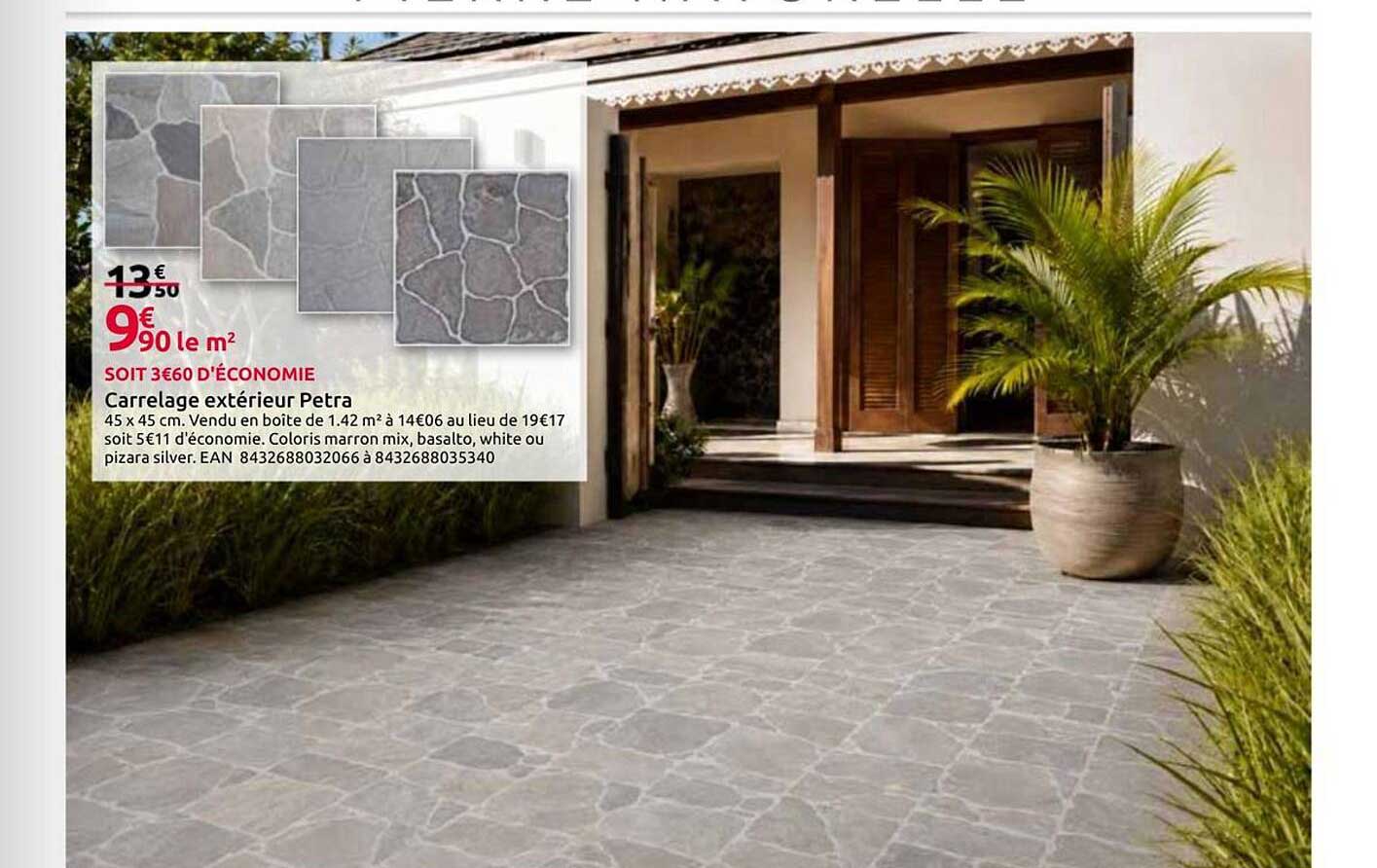 Carrelage extérieur Petra