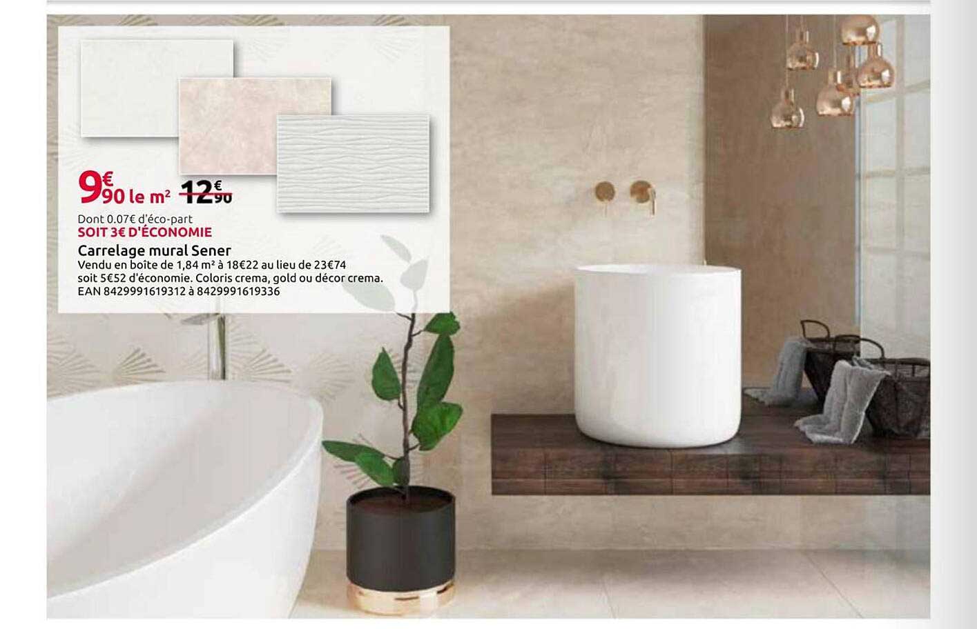 Carrelage mural Sener