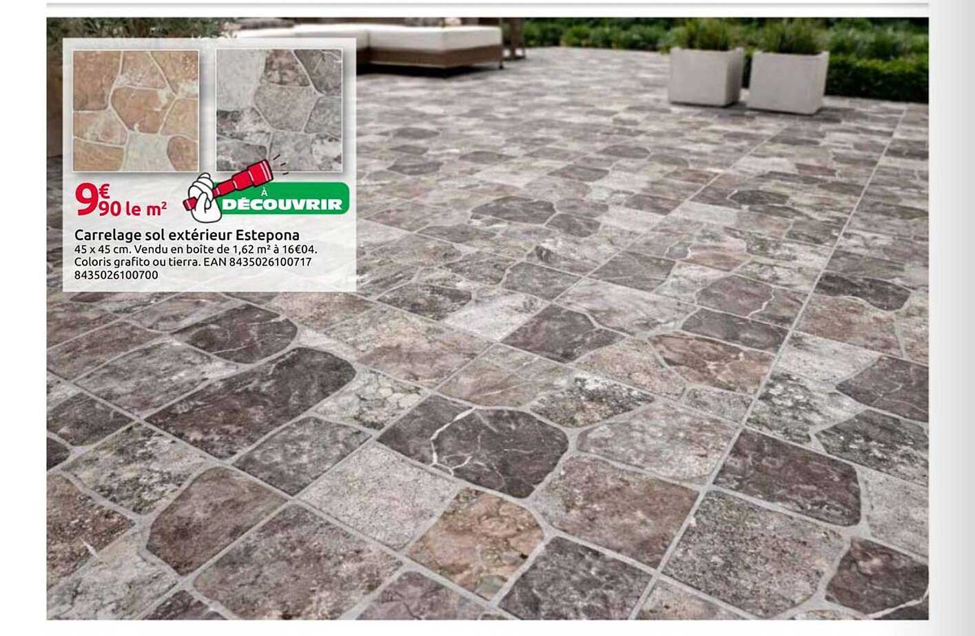 Carrelage sol extérieur Estepona