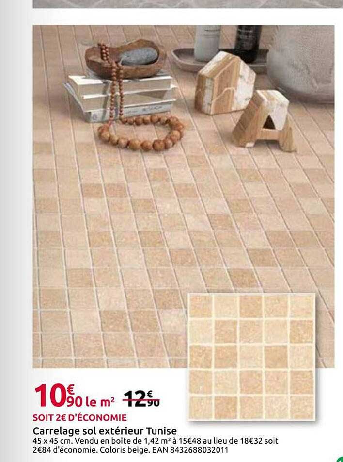 Carrelage sol extérieur Tunise