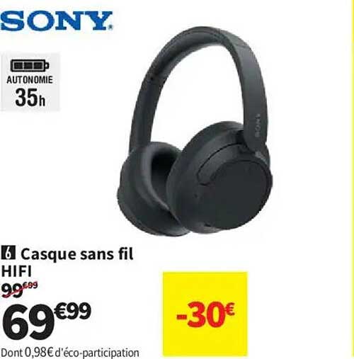 Casque sans fil HIFI