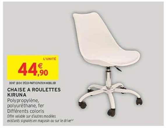 CHAISE A ROULETTES KIRUNA