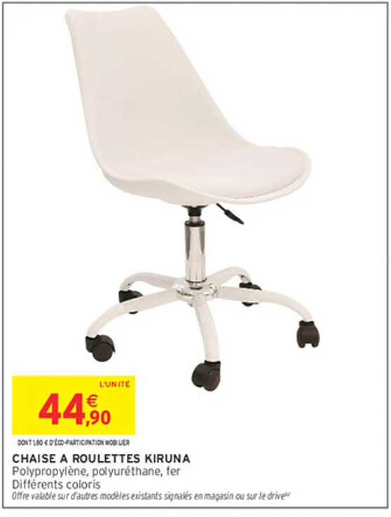 CHAISE A ROULETTES KIRUNA