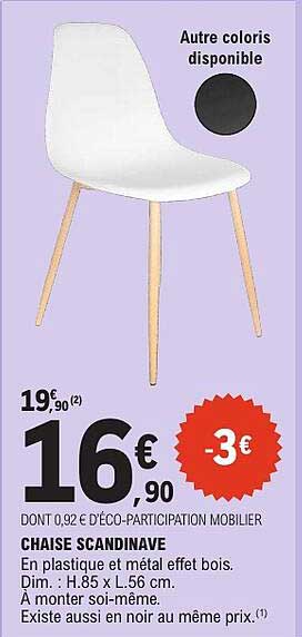 CHAISE SCANDINAVE