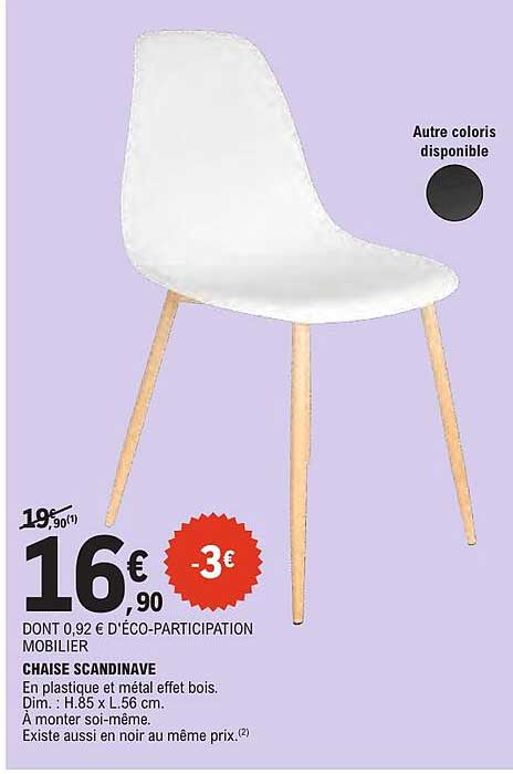 CHAISE SCANDINAVE