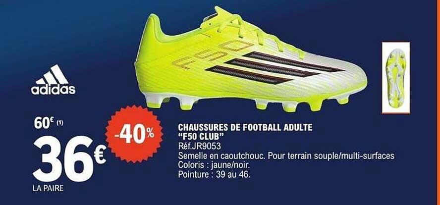 CHAUSSURES DE FOOTBALL ADULTE “F50 CLUB”