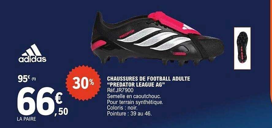 CHAUSSURES DE FOOTBALL ADULTE "PREDATOR LEAGUE AG"