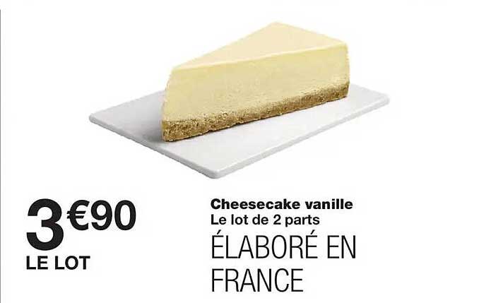 Cheesecake vanille