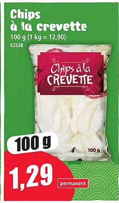 Chips à la crevette