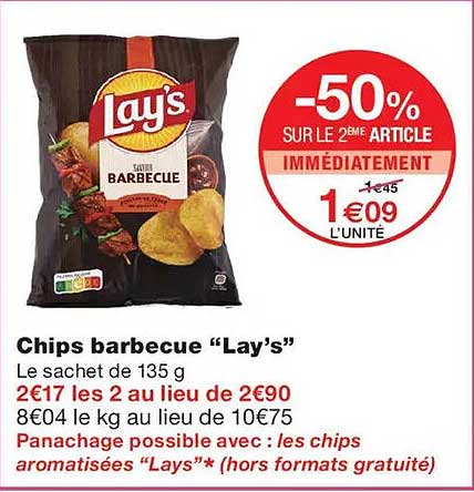 Chips barbecue “Lay’s”