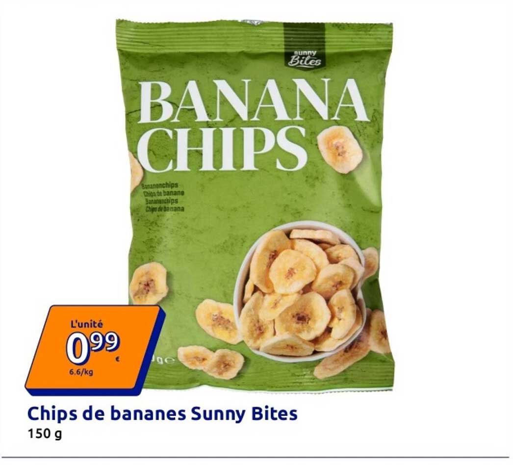 Chips de bananes Sunny Bites