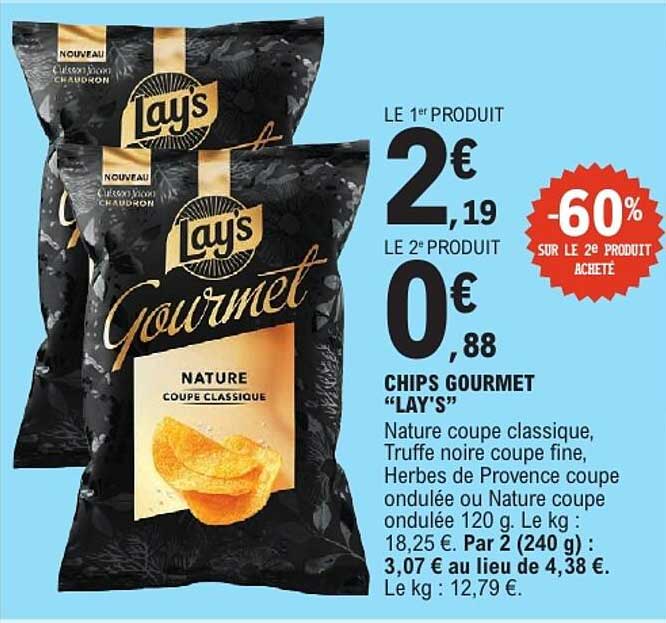 CHIPS GOURMET "LAY'S"