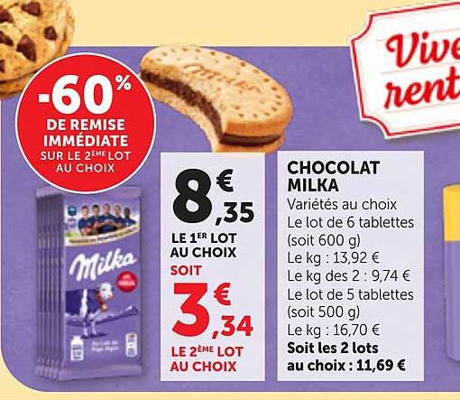 CHOCOLAT MILKA