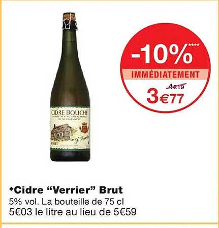 Cidre “Verrier” Brut