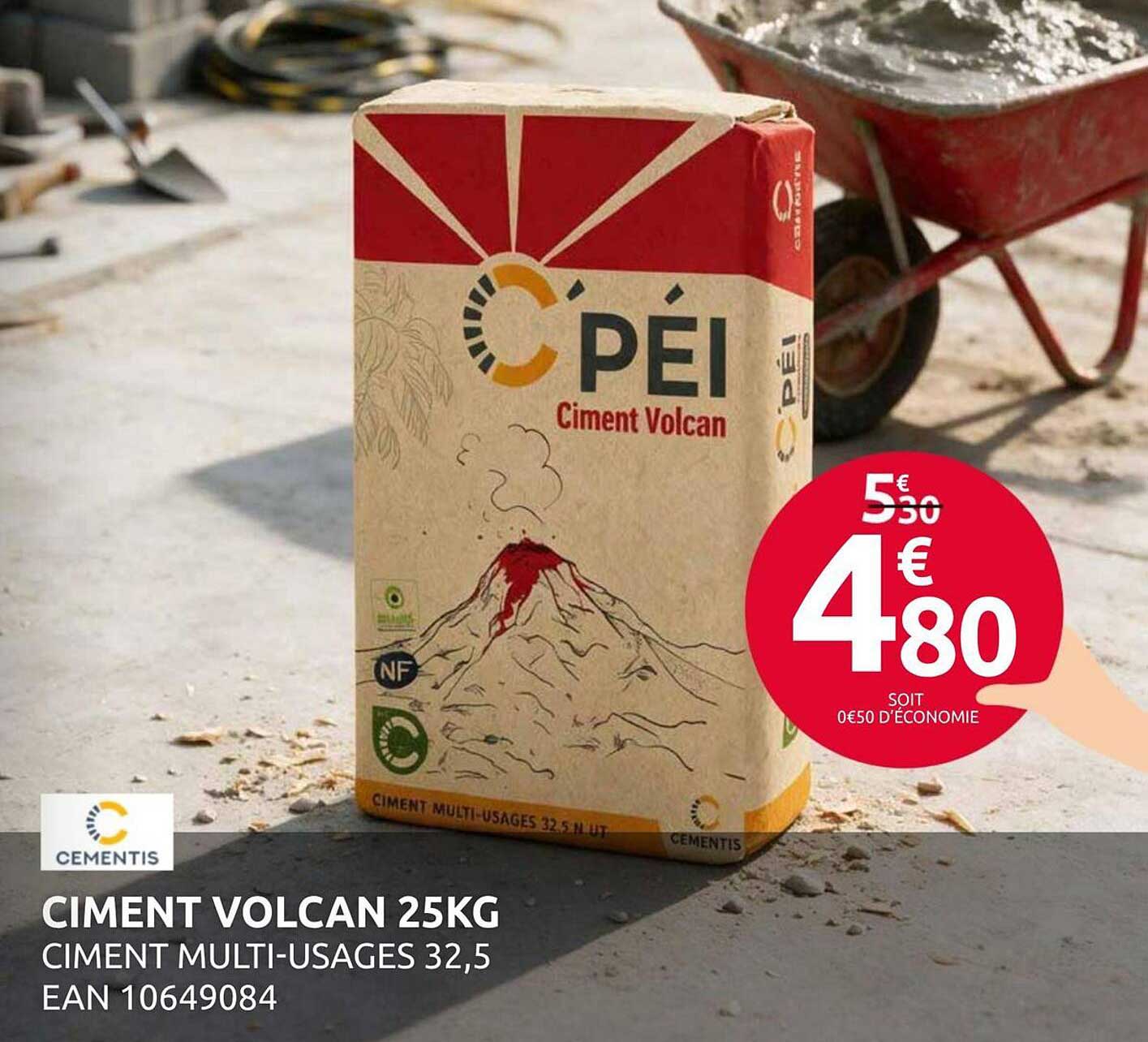 CIMENT VOLCAN 25KG