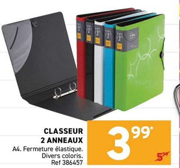 CLASSEUR 2 ANNEAUX