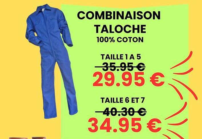 COMBINAISON TALOHE 100% COTON
