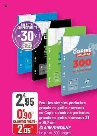 COPIES DOUBLES 300