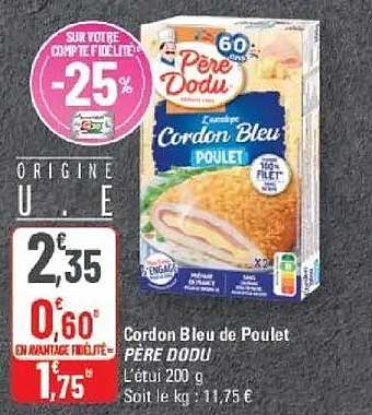 Cordon Bleu de Poulet PERE DODU