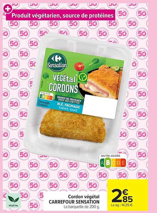 Cordon végétal CARREFOUR SENSATION