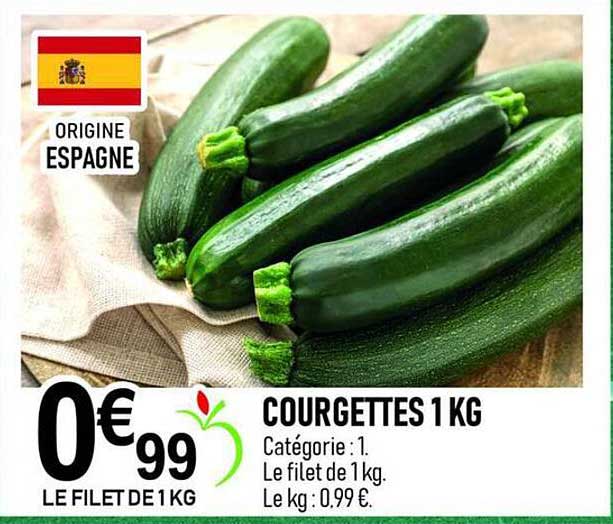 COURGETTES 1 KG