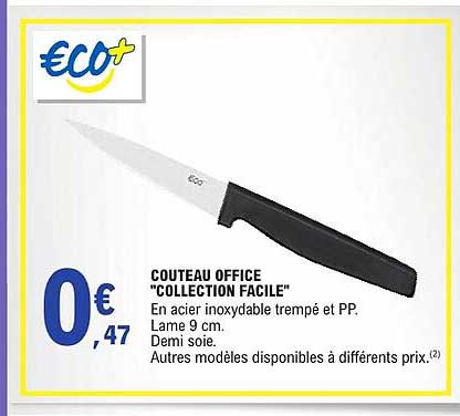 COUTEAU OFFICE "COLLECTION FACILE"